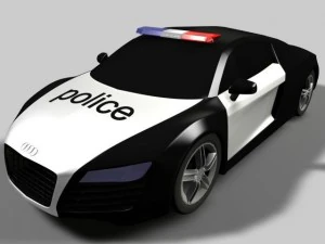audi r8 2008 3D Model