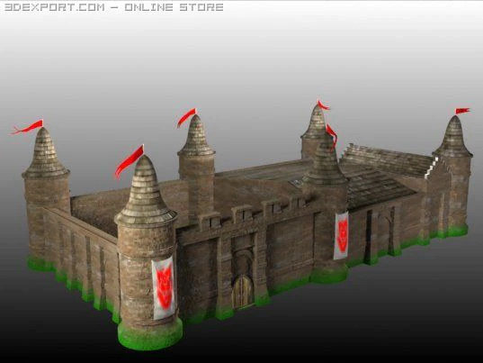 maison Modèle 3D .c4d .max .obj .3ds .fbx .stl .blend 