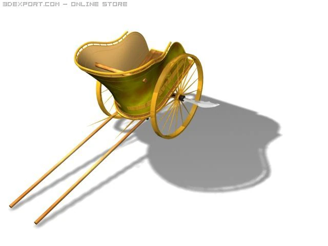 carruagem Modelo 3D .c4d .max .obj .3ds .fbx .stl .blend 