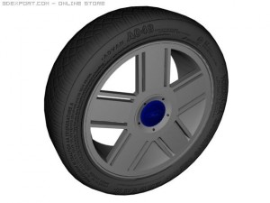 standart ford disk 3D Model