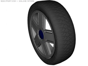 standart ford disk 3D Model