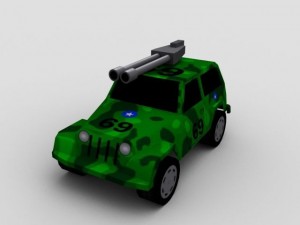 jeep low poly 3D Model