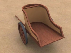 savaş arabası 3 3D Model