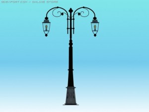 classic lambpost Modelo 3D