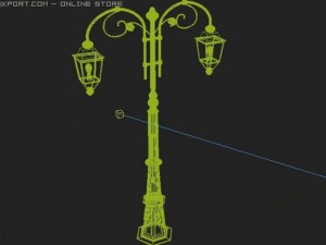 classic lambpost Modelo 3D