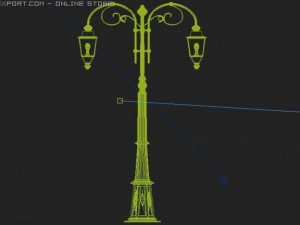 classic lambpost Modelo 3D