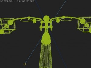 classic lambpost Modelo 3D
