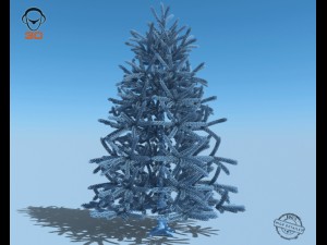 christmas tree Modello 3D