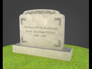 gravestone pack 3D मॉडल