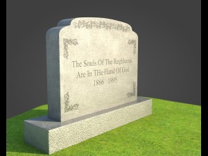 gravestone pack 3D मॉडल