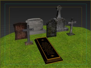 gravestone pack 3D मॉडल