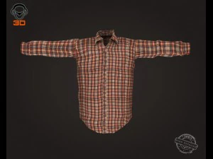 чоловіча сорочка 3D Модель