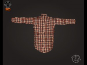 man shirt Modello 3D