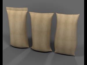 flour sack bag Modelo 3D