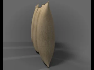 आटा बोरी बैग 3D मॉडल