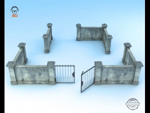 wall Modello 3D