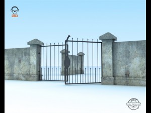 wall 3Dモデル