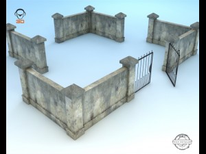 wall 3Dモデル