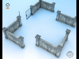 wall 3Dモデル