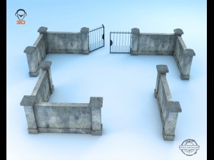 wall 3Dモデル