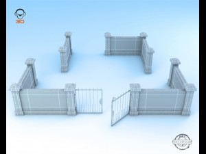 wall 3Dモデル