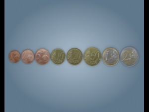euro coins collection 3D Model