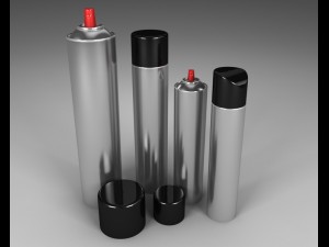 spray bottle Modello 3D