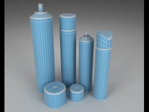 spray bottle 3D 模型
