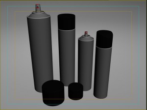 spray bottle 3D 模型