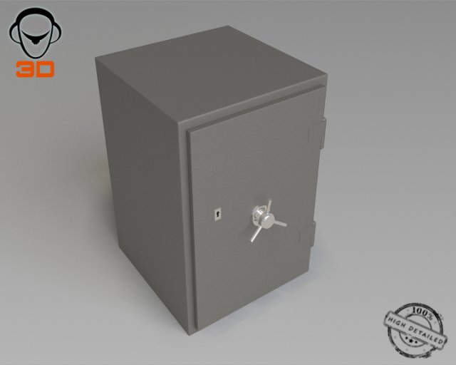 save locker 3D-Modell .c4d .max .obj .3ds .fbx .stl .blend 