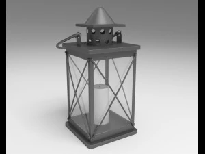 свет лампы 3D Модель