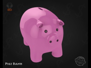 piggy bank 3D Model