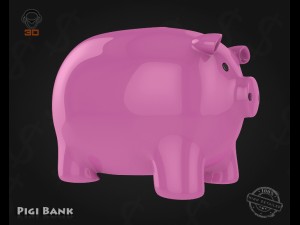 piggy bank 3D Model