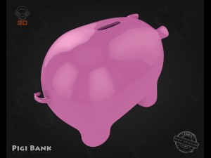 piggy bank 3D Model