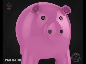 piggy bank 3D Model