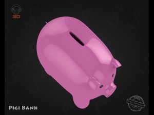 piggy bank 3D Model