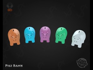 piggy bank 3D Model