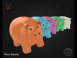 piggy bank 3D Model