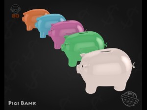 piggy bank 3D Model