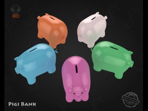 piggy bank 3D Model