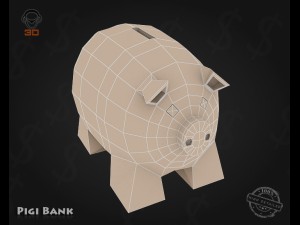 piggy bank 3D Model