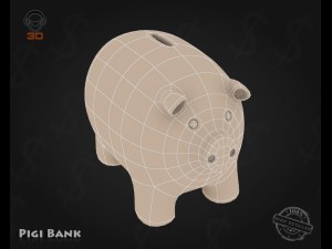piggy bank 3D Model