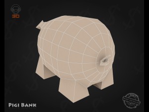 piggy bank 3D Model