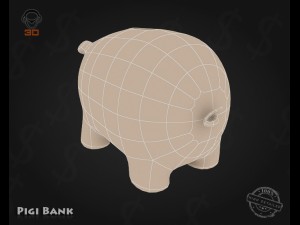 piggy bank 3D Model