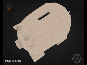 piggy bank 3D Model