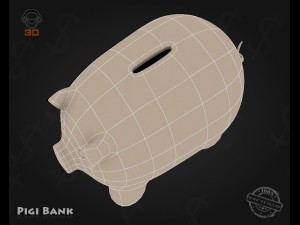 piggy bank 3D Model