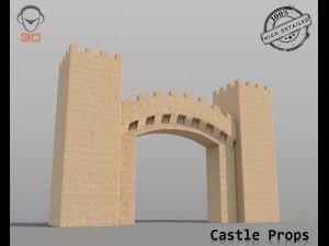 castle props 3Dモデル