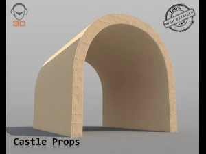 castle props 3D Model