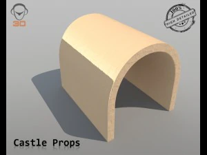 castle props 3D Model