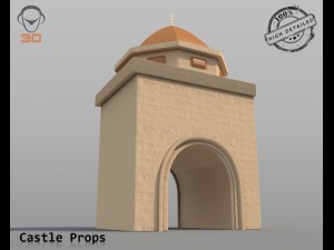 castle props 3Dモデル